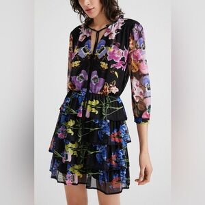 Desigual Orchid Dress by Christian Lacroix - Size M